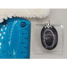 Hipersztén medál lapos