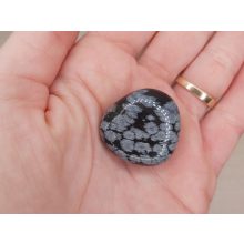 Hópehelyobszidián marokkő 