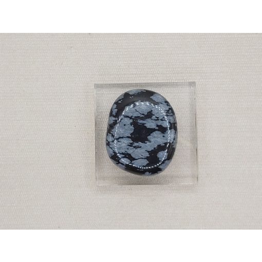 Hópehelyobszidián marokkő lapos kicsi