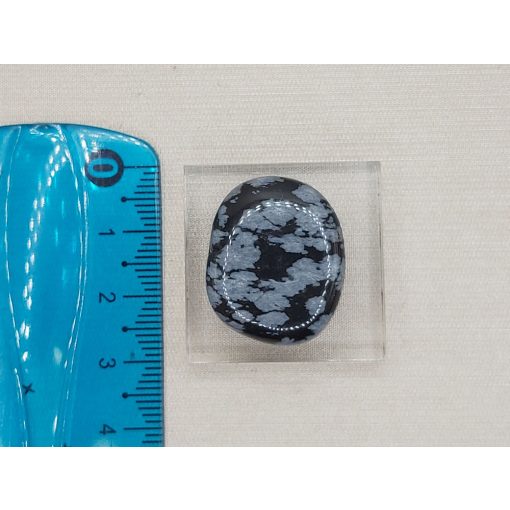 Hópehelyobszidián marokkő lapos kicsi