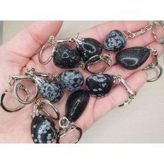 Hópehelyobszidián kulcstartó véletlenszerűen