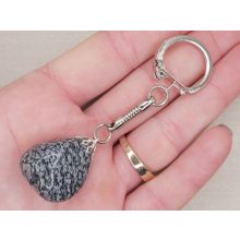 Hópehelyobszidián kulcstartó 