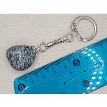 Hópehelyobszidián kulcstartó 