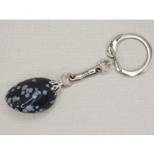 Hópehelyobszidián kulcstartó 