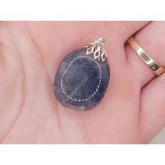 Iolit medál lapos