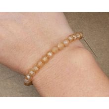 Aura achát karkötő fazettált 6 mm