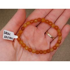 Barack aventurin karkötő fazettált 6 mm