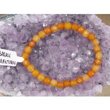 Barack aventurin karkötő fazettált 6 mm