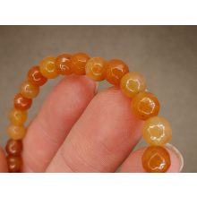 Barack aventurin karkötő fazettált 6 mm