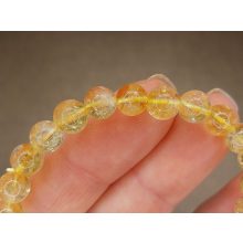 Citrin karkötő 6 mm