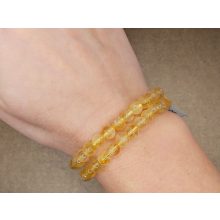 Citrin karkötő 6 mm