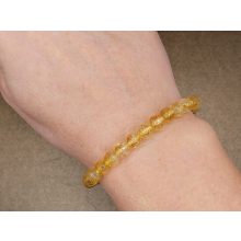 Citrin karkötő 6 mm