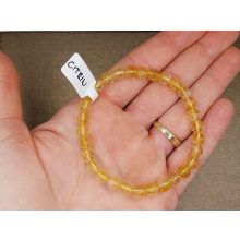 Citrin karkötő 6 mm