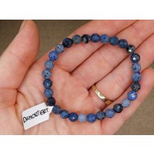 Dumortierit karkötő fazettált 6 mm