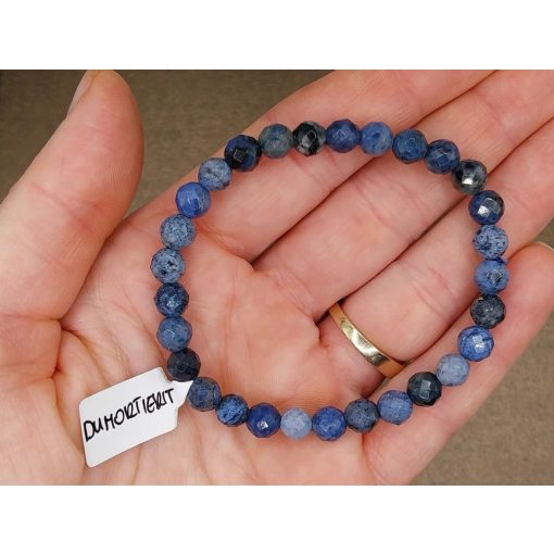 Dumortierit karkötő fazettált 6 mm