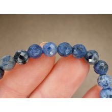 Dumortierit karkötő fazettált 6 mm