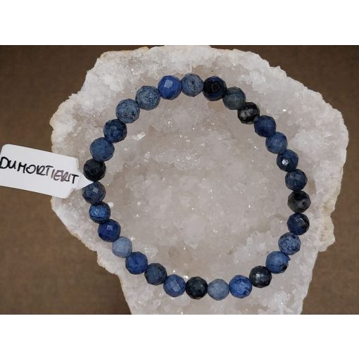 Dumortierit karkötő fazettált 6 mm