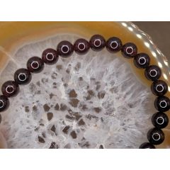 Gránát karkötő 6 mm