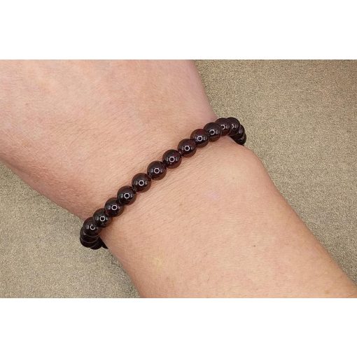 Gránát karkötő 6 mm