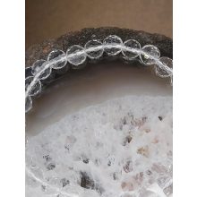 Hegyikristály karkötő fazettált 6 mm