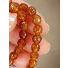 Hesszonit karkötő fazettált 6 mm