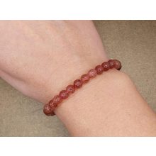 Hilutit karkötő 6 mm Hematitos kvarc