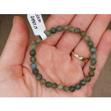 Zöld apatit karkötő 6 mm
