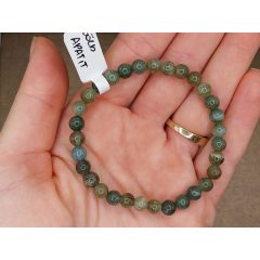 Zöld apatit karkötő 6 mm