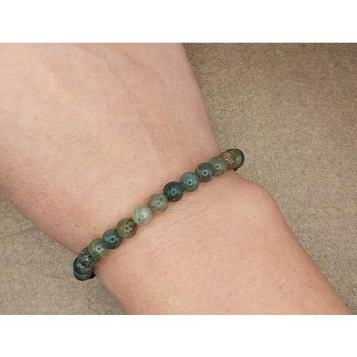 Zöld apatit karkötő 6 mm