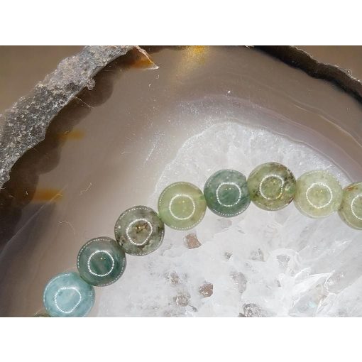 Zöld apatit karkötő 6 mm