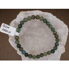 Zöld apatit karkötő 6 mm