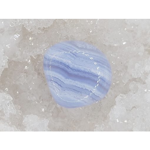 Kalcedon marokkő lapos