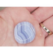 Kalcedon marokkő lapos