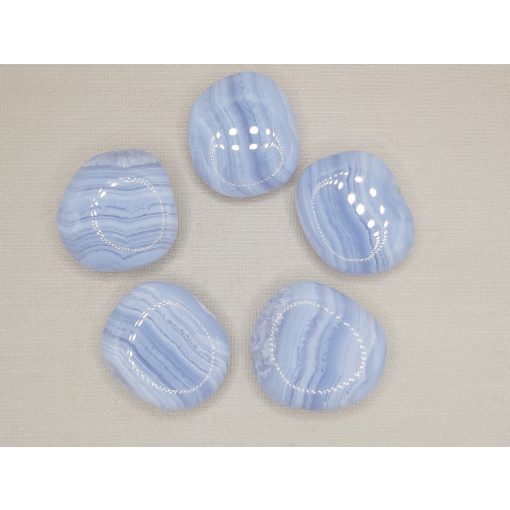 Kalcedon marokkő lapos véletlenszerűen