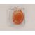 Karneol medál lapos
