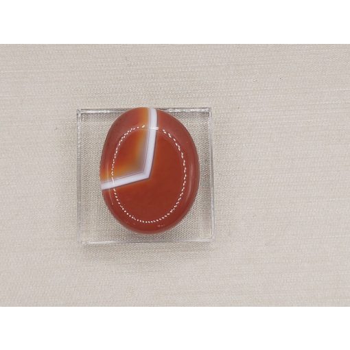 Karneol marokkő lapos kicsi