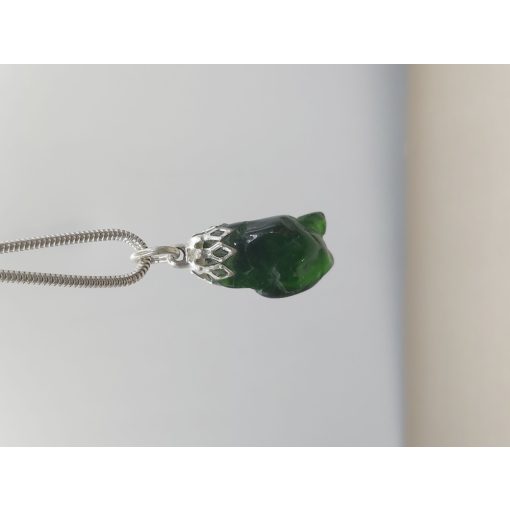 Krómdiopszid medál 