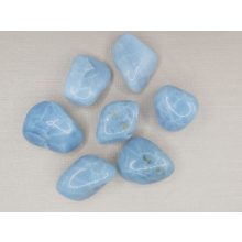 Kék opál marokkő közepes véletlenszerűen