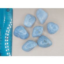 Kék opál marokkő közepes véletlenszerűen