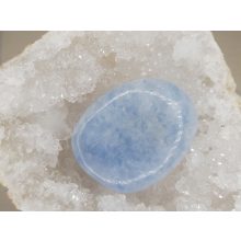 Kék kalcit marokkő lapos nagy