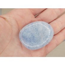 Kék kalcit marokkő lapos nagy