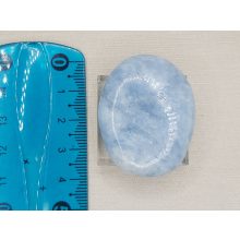 Kék kalcit marokkő lapos nagy