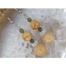 Korall formadíszített füli