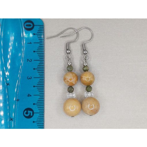 Korall formadíszített füli