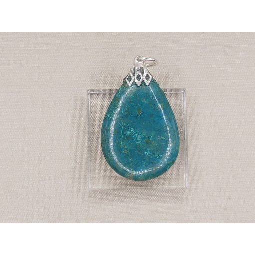 Krizokolla medál kaboson 