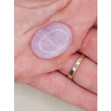 Kunzit marokkő lapos ovális