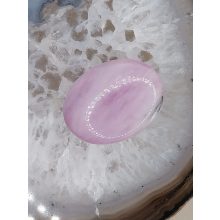 Kunzit marokkő lapos ovális