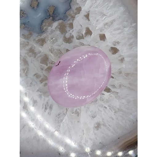 Kunzit marokkő lapos ovális