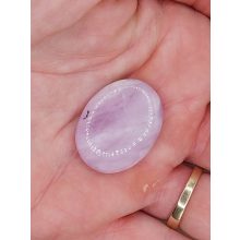 Kunzit marokkő lapos ovális