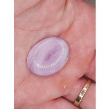 Kunzit marokkő lapos ovális